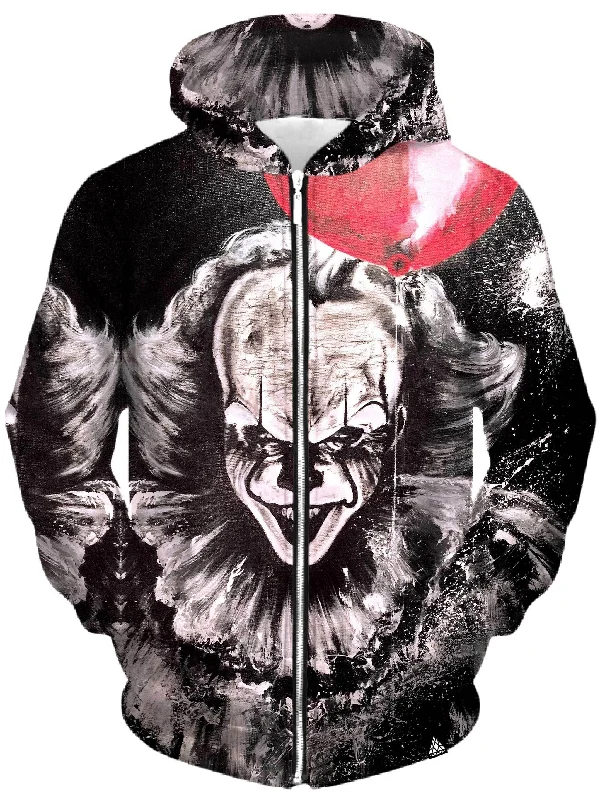 Red Balloon Unisex Zip-Up Hoodie