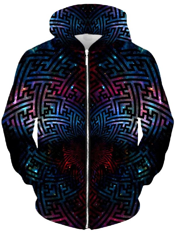 Sacred Sayagata Galaxy Unisex Zip-Up Hoodie