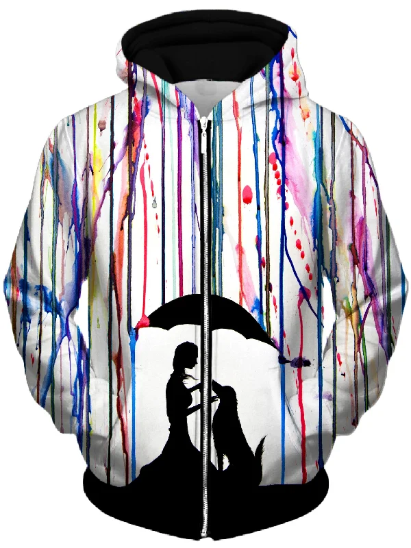 Sempre Unisex Zip-Up Hoodie