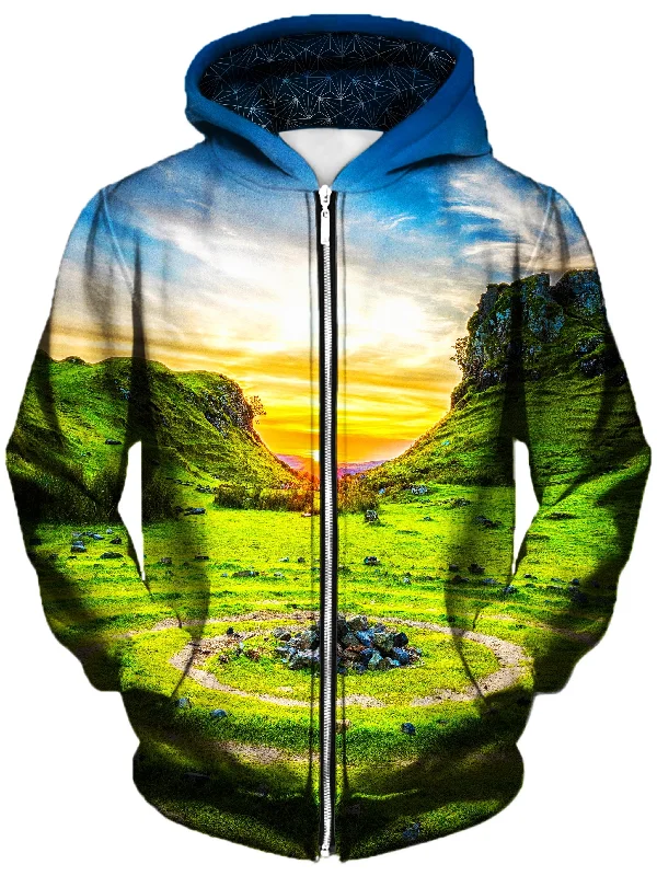 Serenity Unisex Zip-Up Hoodie