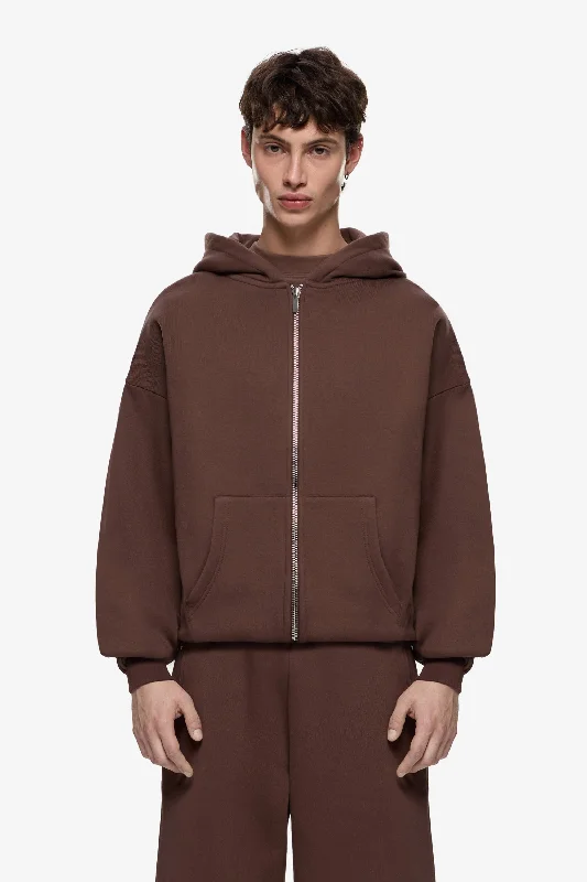 Heavy Blank Zip Hoodie