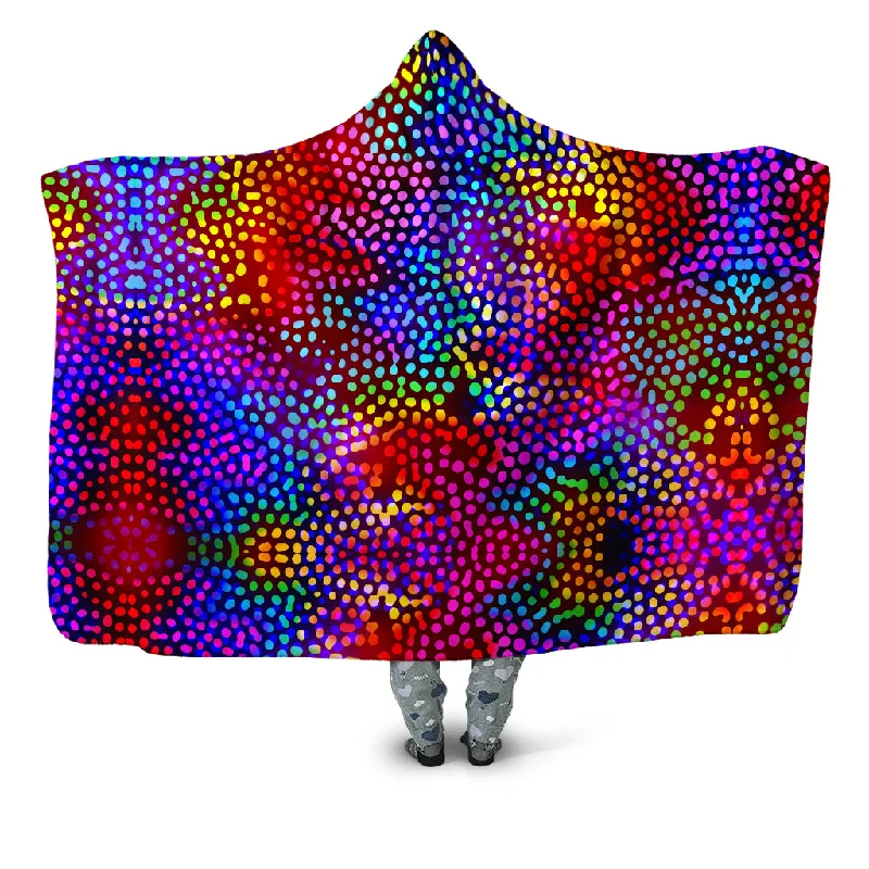 Solar Dots Hooded Blanket