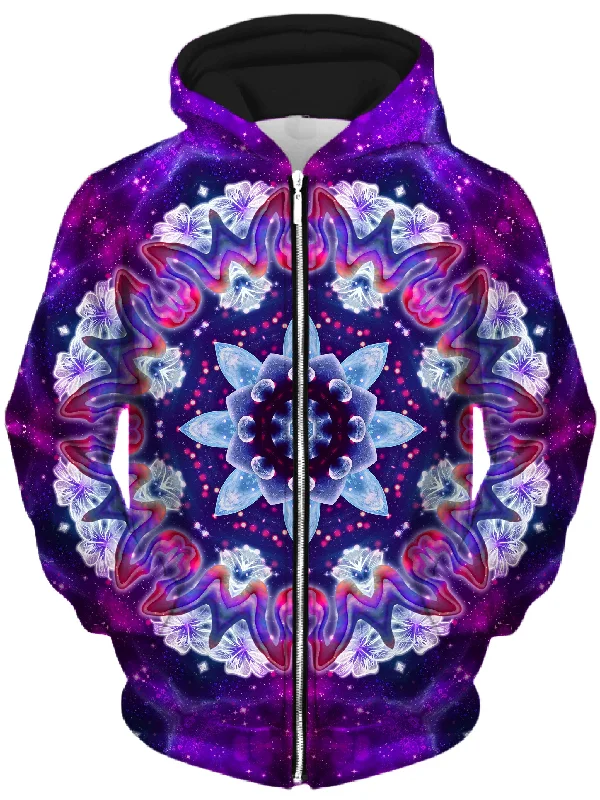 Sonic Blossom Unisex Zip-Up Hoodie