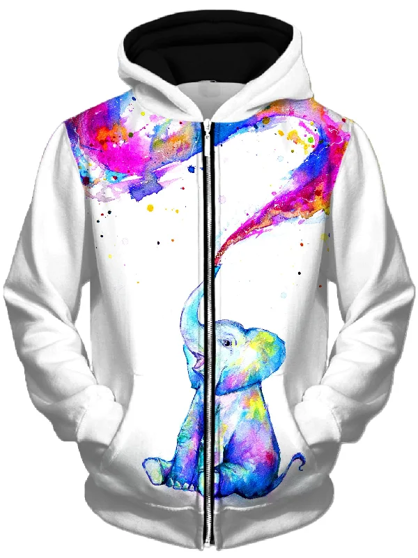 Spring Unisex Zip-Up Hoodie