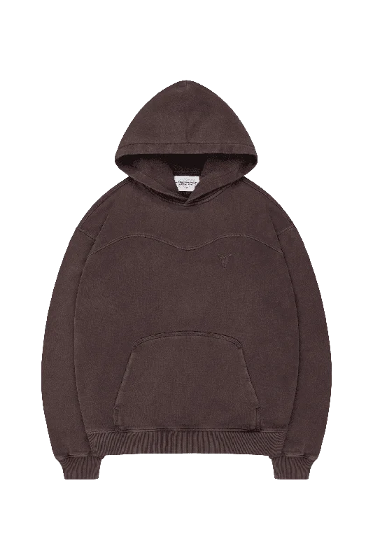 STACKS HOODIE BROWN