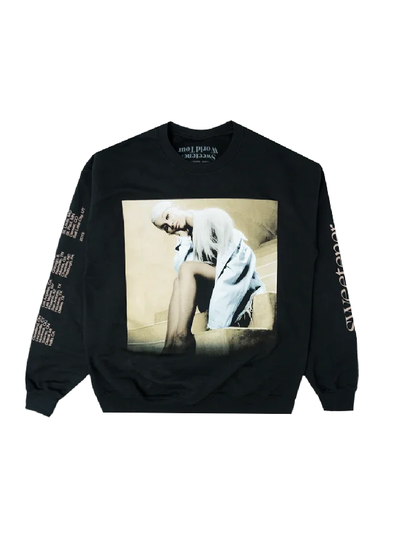 sweetener staircase black crewneck