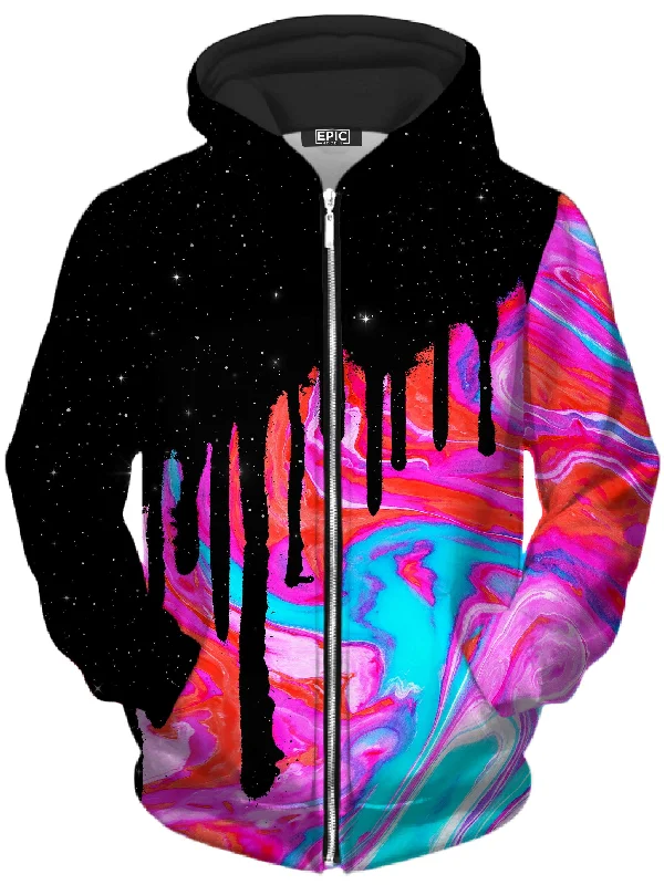 Star Drip Unisex Zip-Up Hoodie