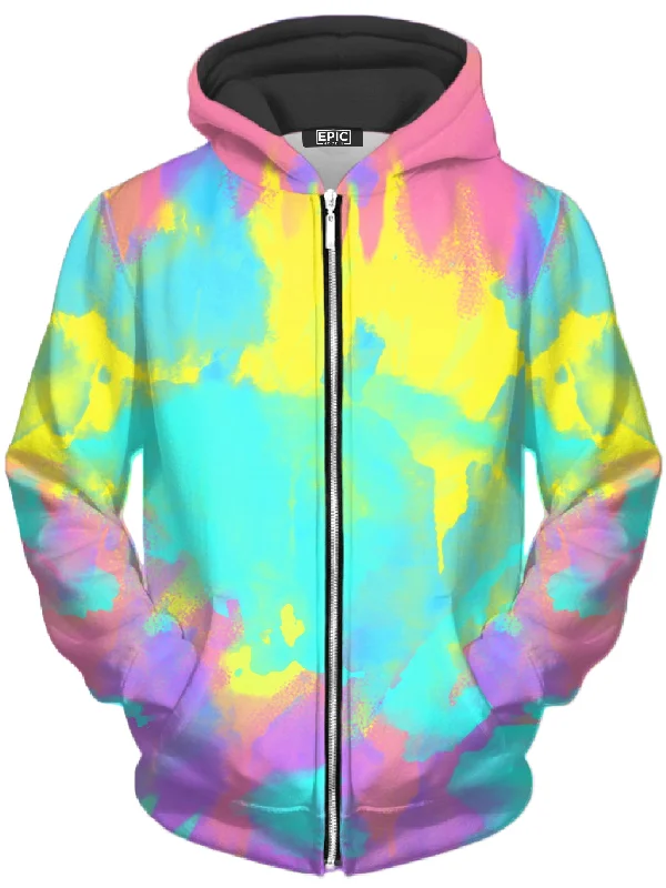 Summer Vibes Unisex Zip-Up Hoodie