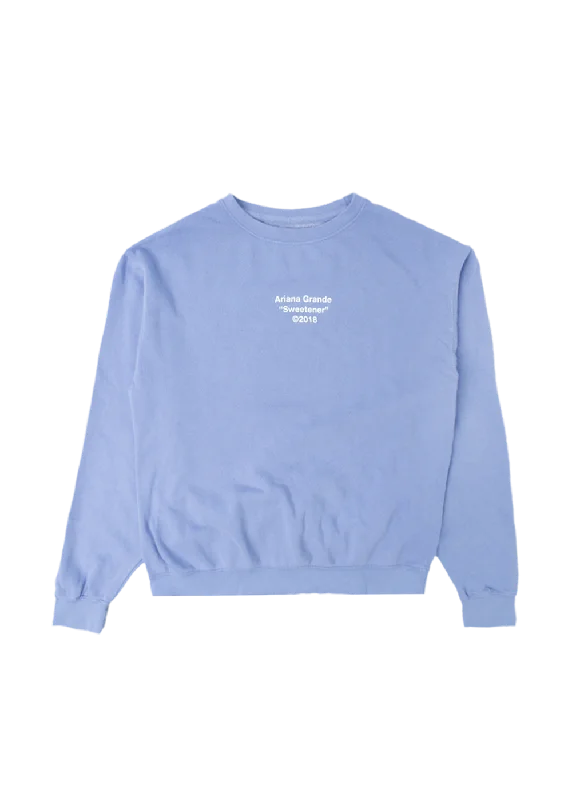 sweetener tracklist purple crewneck