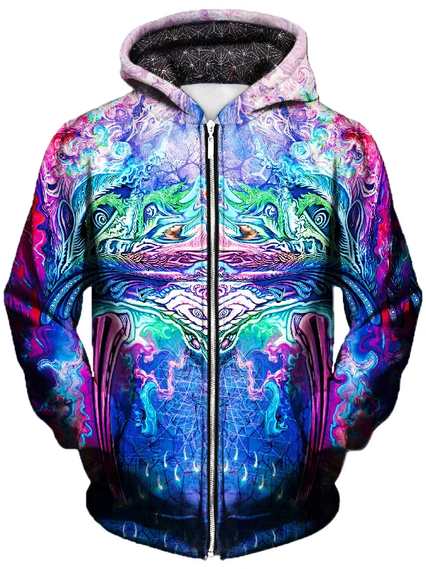 Symetricity Unisex Zip-Up Hoodie
