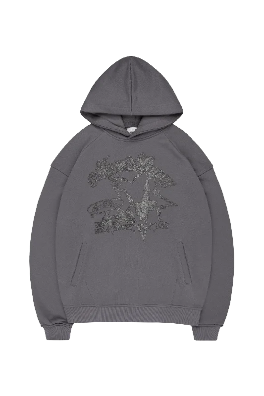 TEMPTING HOODIE STONE GREY