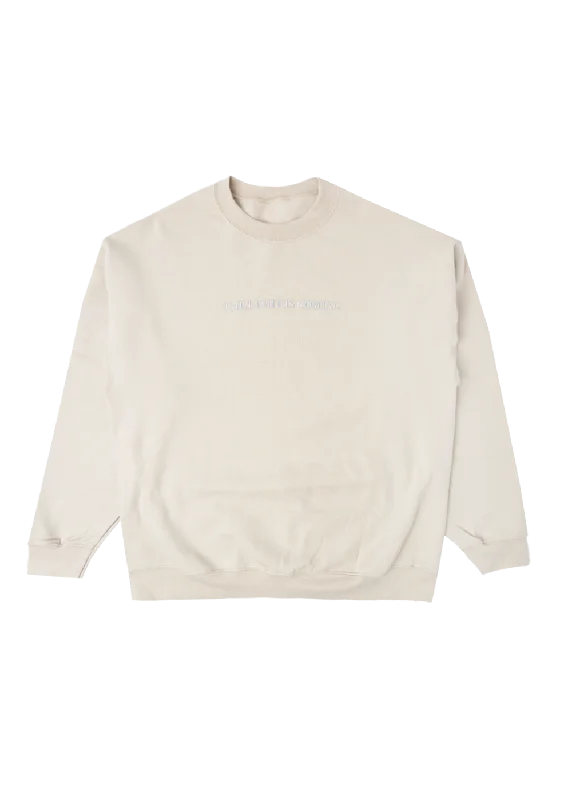 the light is coming crewneck