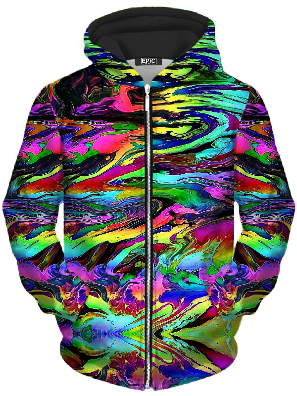 The Mystic River Unisex Zip-Up Hoodie
