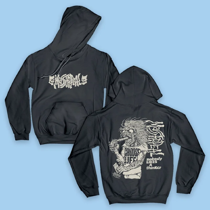 Nobody Likes A Thinker Hoodie (Coal)