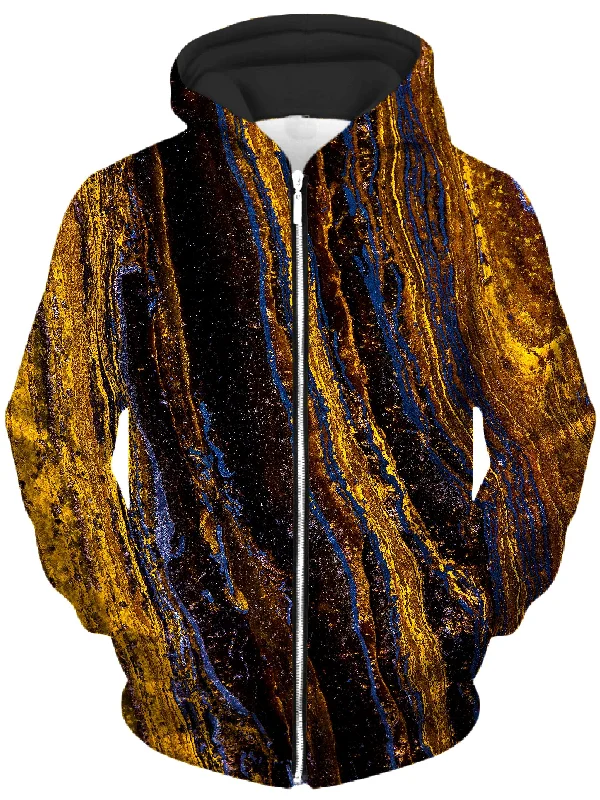 Tiger's Eye Unisex Zip-Up Hoodie