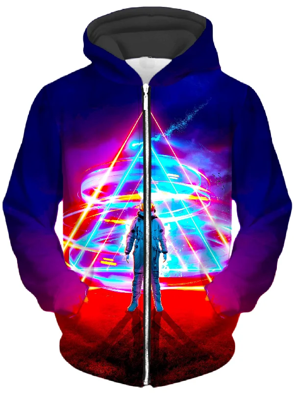 Triangler Unisex Zip-Up Hoodie