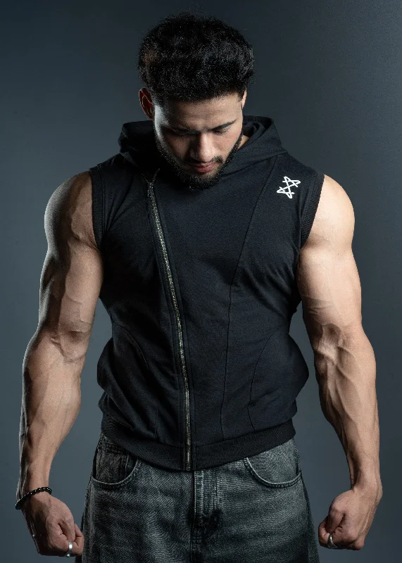 ARMFLEX SLEEVELESS ZIP HOODIE