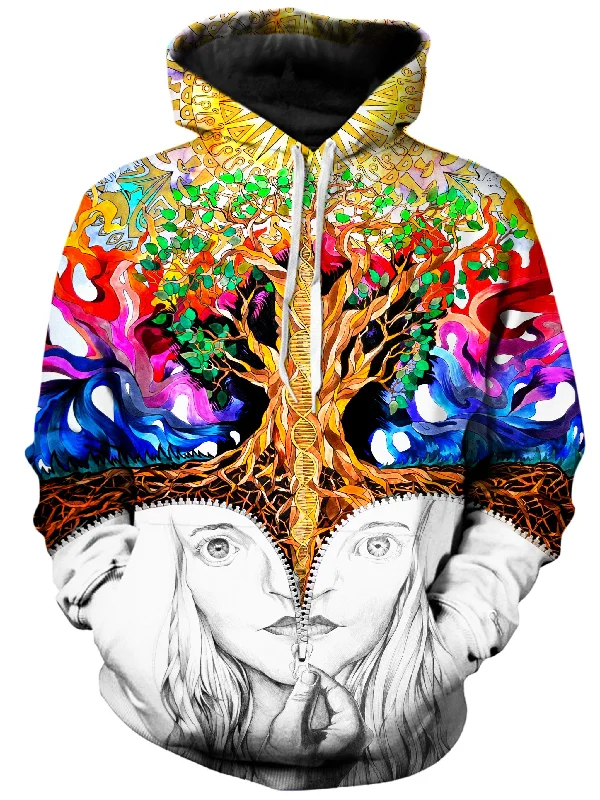 Unzipped Self Portrait Unisex Hoodie