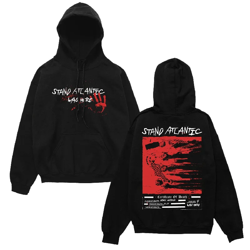 Was Here Hoodie (Black) + Digital Download